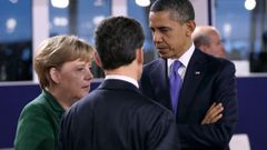 Summit G20: Merkelová, Sarkozy, Obama