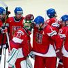 MS v hokeji 2013, Česko - Bělorusko: Alexander Salák (53) a Zbyněk Michálek (2) slaví vítězství