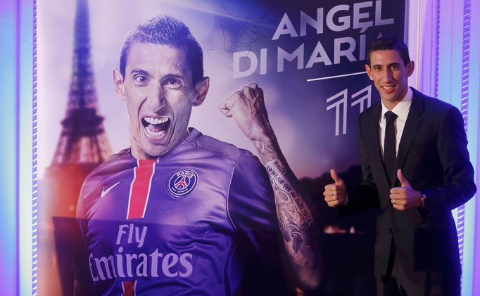 Ángel di María po přestupu do Paris Saint Germain