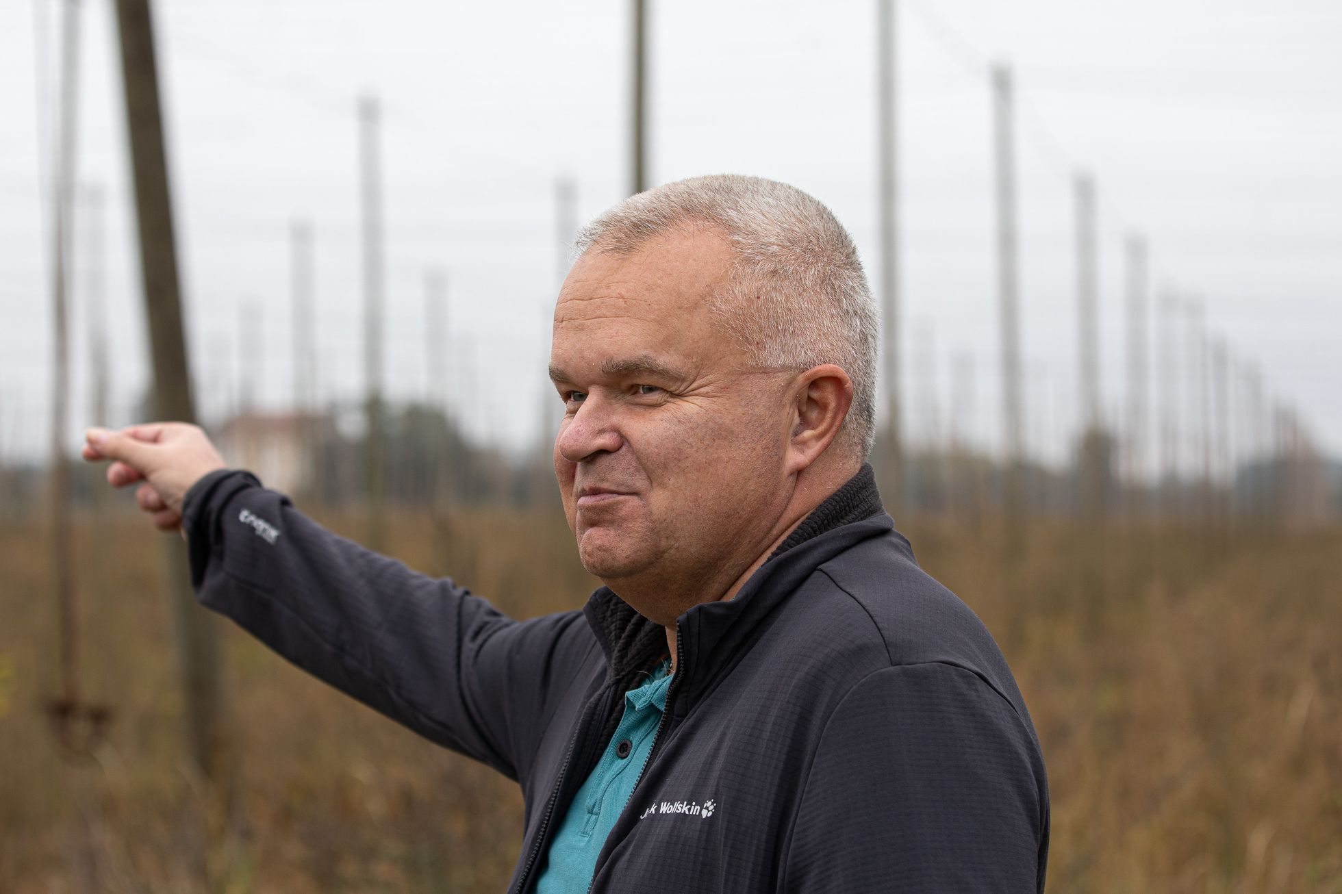 Chmel, chmelnice, pěstování, Doksany, zemědělství, pivo - Martin Možný, Oddělení dopadů změny klimatu na agrosystémy Akademie věd ČR