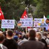 Slovensko - demonstrace proti uprchlíkům