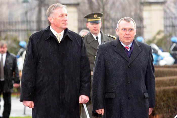 Gusenbauer a Topolánek
