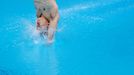 Diving - FINA Diving World Cup 2021 and Tokyo 2020 Olympics Aquatics Test Event - Tokyo Aquatics Centre, Tokyo, Japan - May 6, 2021 Korea's Haram Woo in action during the