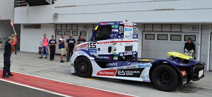 Adam Lacko v Buggyře na závodě ME tahačů na Hungaroringu 2019.