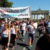 Protesty v Berlíně proti restrikcím kvůli koronaviru - 1.8.2020