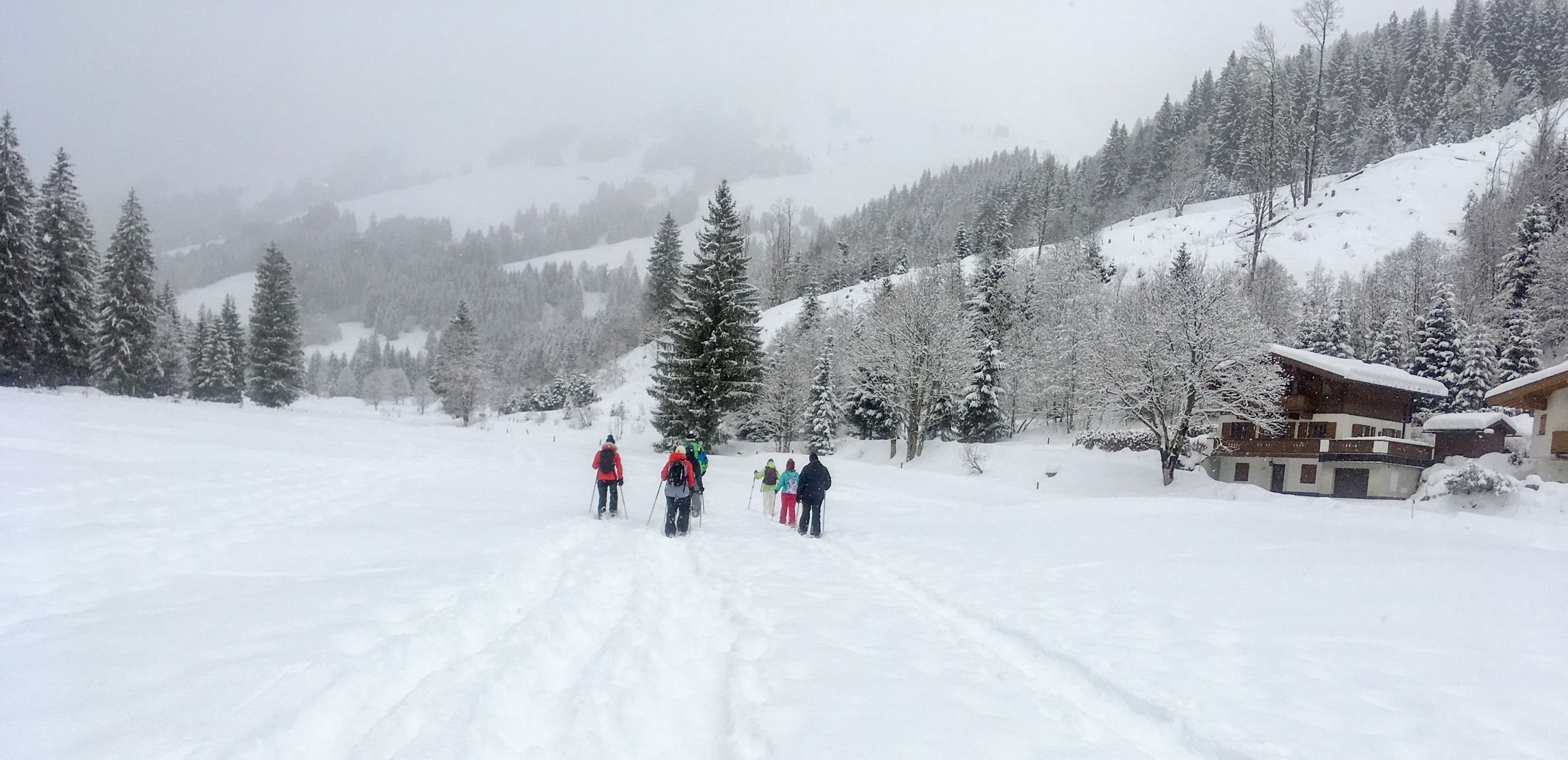 Sněžnice v Saalbachu