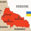 Ukrajina - Zakarpatská Rus - mapa