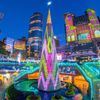Vánoce osvětlení výzdoba Taipei