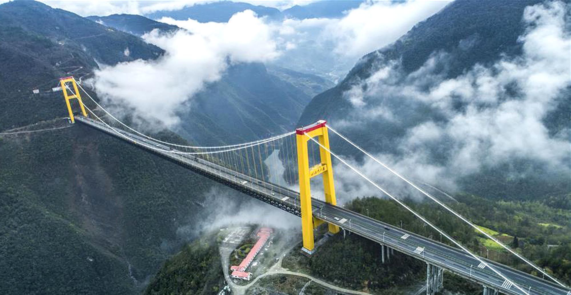 Čína, most, technika, Grand Canyon Bridge