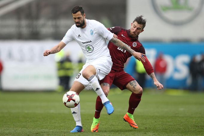 EPL, Ml.Boleslav-Sparta: Lukáš Magera - Lukáš Vácha