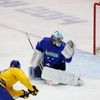 Soči 2014: Švédsko - Slovinsko, Kristan, Eriksson (hokej, muži, čtvrtfinále 1)