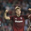 fotbal, Liga mistrů 2024/2025, 4. předkolo, Sparta - Malmö, Asger Sörensen, radost
