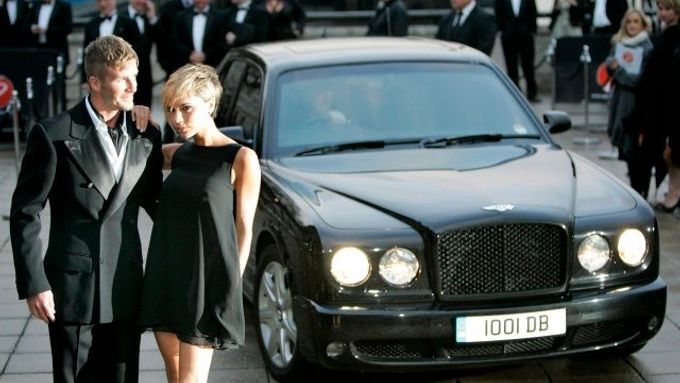 Aside from all his jet-setting, David Beckham has an immodest fleet of 15 not-so-eco-friendly cars and one perfume-puffing wife