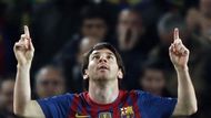 Lionel Messi porazil vlastně Leverkusen sám. Toto gesto předvedl po prvním gólu do sítě Bayeru. Běžela 25. minuta první půle.