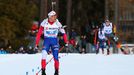 Michal Krčmář v cíli závodu smíšených štafet na MS 2025 v Lenzerheide