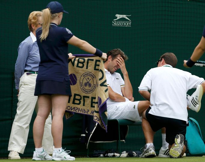 Julien Benneteau na Wimbledonu 2013