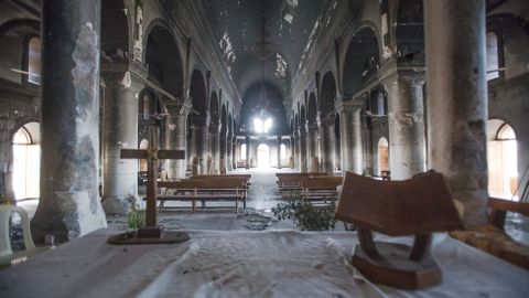 Irácký Groznyj nebo Sarajevo. V křesťanském městě vypálil Islámský stát všechny kostely i domy