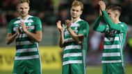 Radost hráčů Bohemians byla oprávněná. Obhájci titulu v nejvyšší soutěži prohráli poprvé od loňského dubna a po 26 zápasech. Pražské derby rozhodl v 70. minutě po necelé půlminutě na trávníku střídající Jan Vodháněl.