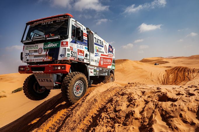 Ignacio Caale v Tatře na trati Rallye Dakar 2022