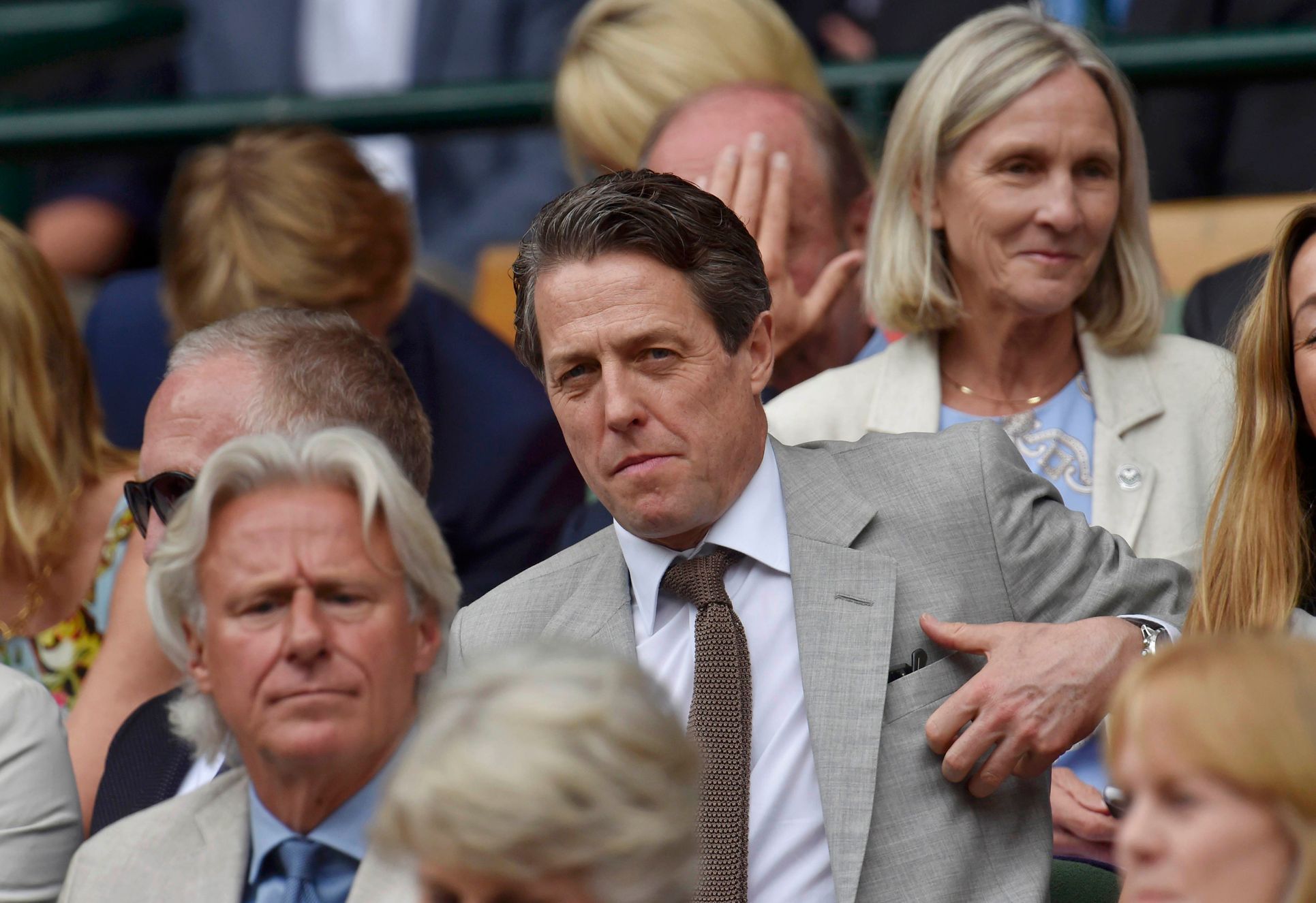 Wimbledon 2015: Hugh Grant