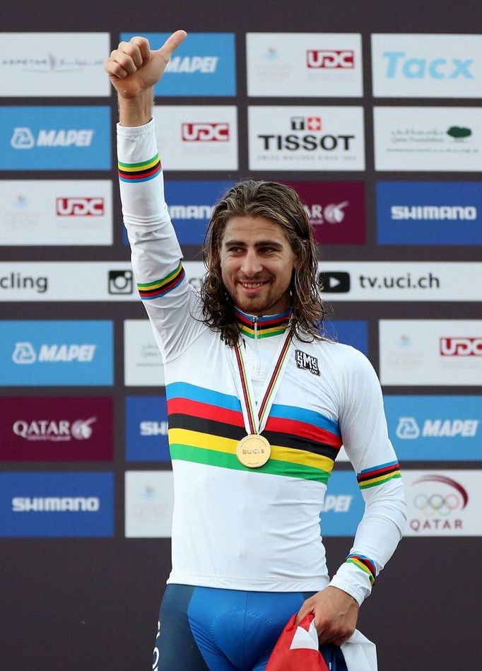 Peter Sagan na MS v Kataru