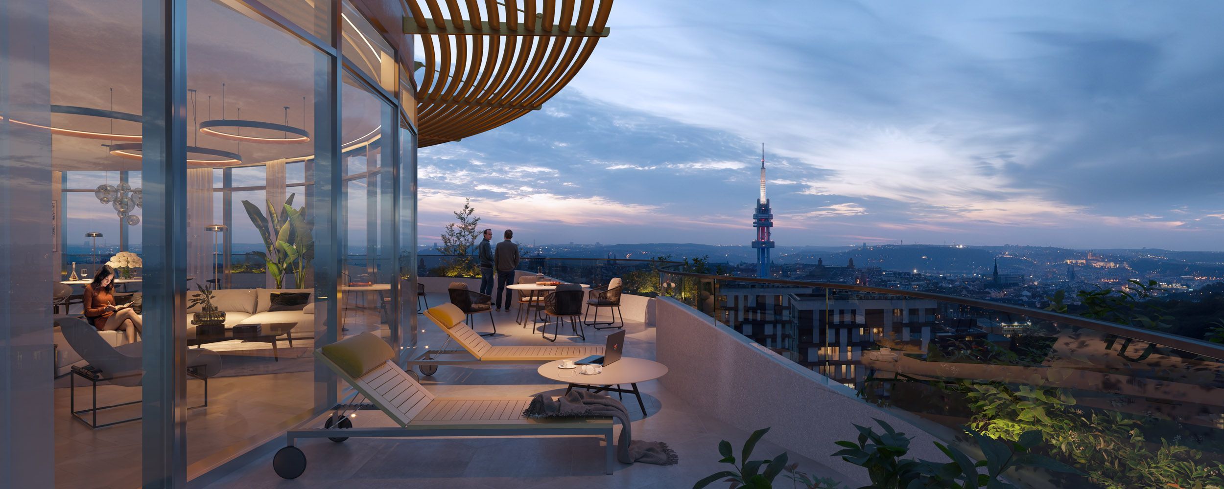 Centrum Nového Žižkova vizualizace