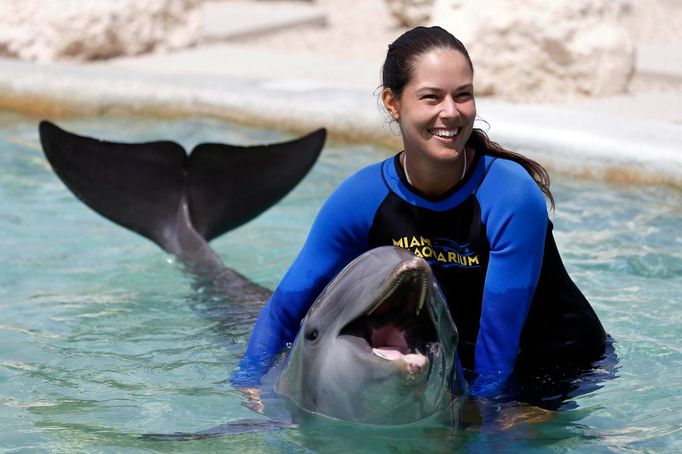 Ana Ivanovičová na turnaji v Miami