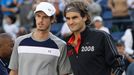 Andy Murray a Roger Federer - finále US Open 2008