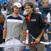 Andy Murray a Roger Federer - finále US Open 2008