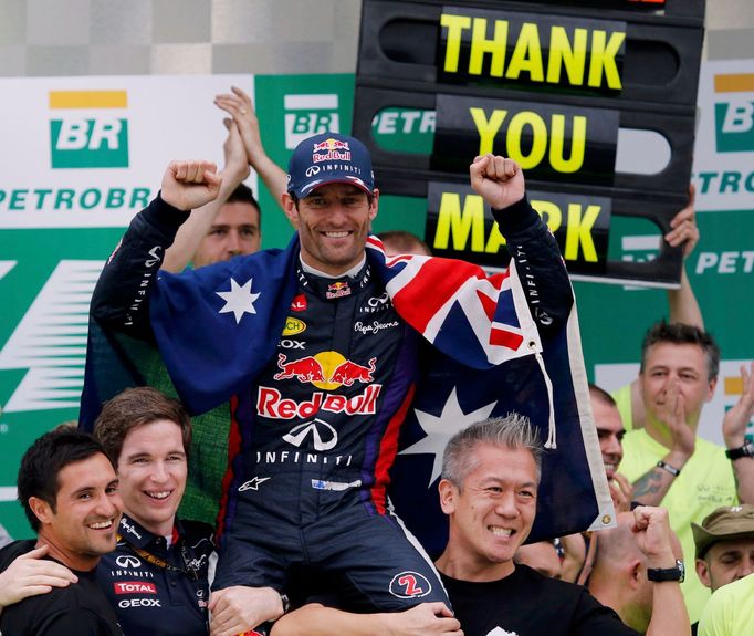 F1 Brazílie 2014: Mark Webber, Red Bull