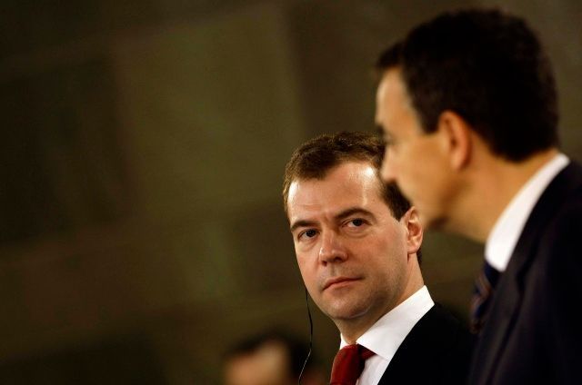 Zapatero a Medveděv