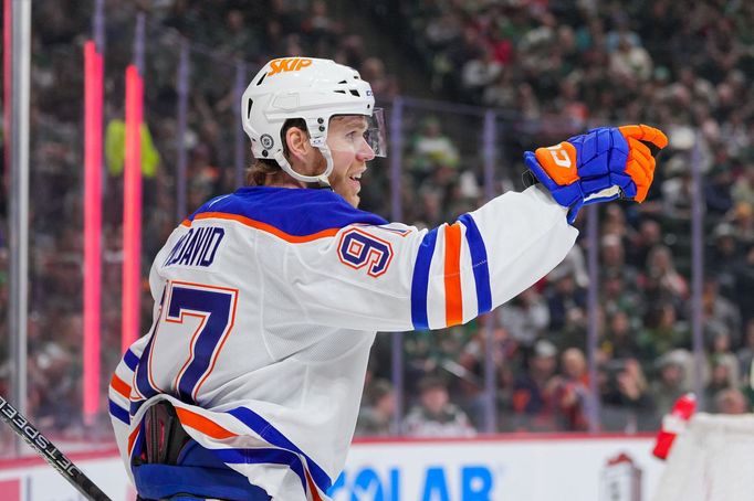 Connor McDavid v dresu Edmontonu