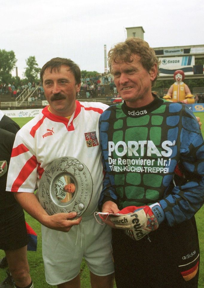 Antonín Panenka a Sepp Maier