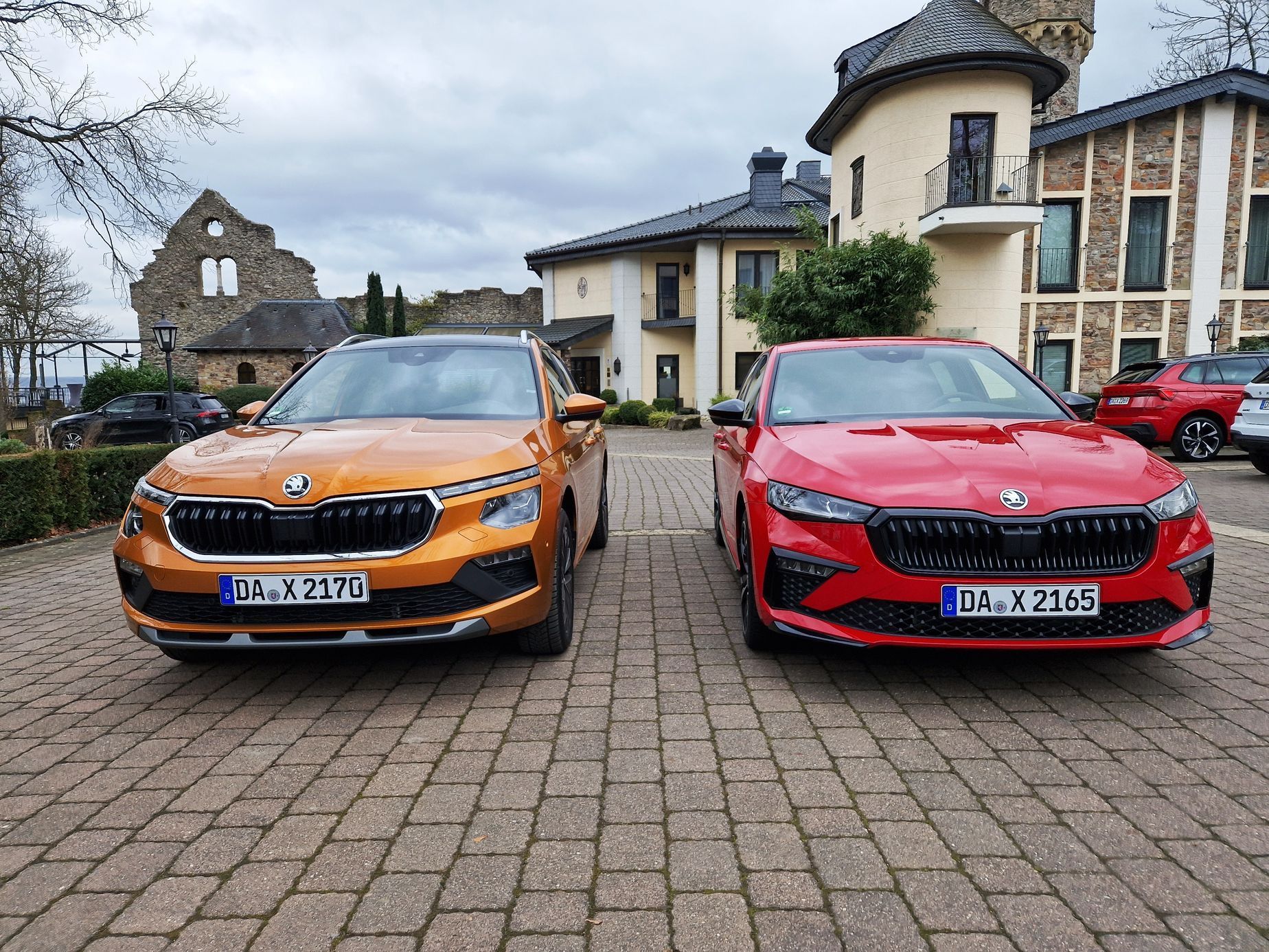 Škoda Scala a Kamiq jízdy Německo