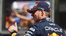 Max Verstappen z Red Bullu slaví triumf ve sprintu v rámci Velké ceny Belgie formule 1