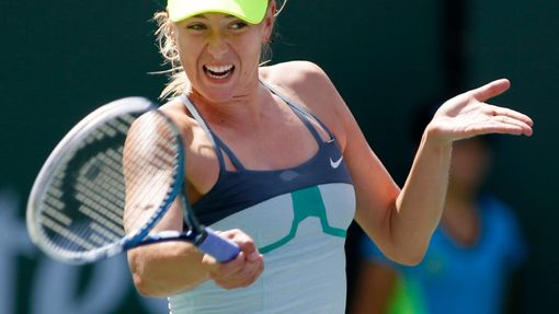 Ruská tenistka Maria Šarapovová na vítězním turnaji v Indian Wells
