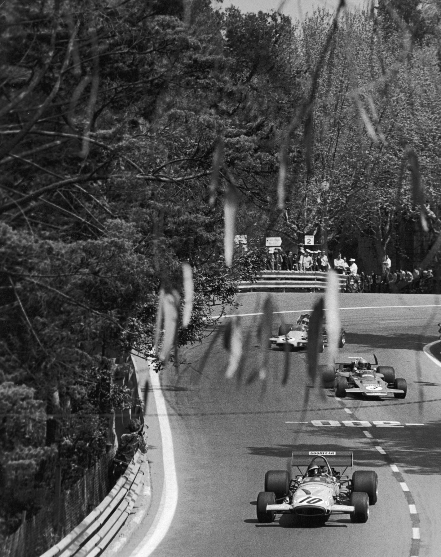 F1, VC Španělska 1971 (Montjuich Park): Peter Gethin, McLaren a Reine Wisell, Lotus