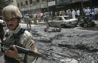 Výbuch bomby v Iráku