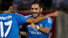 Karim Benzema slaví gól Realu Madrid