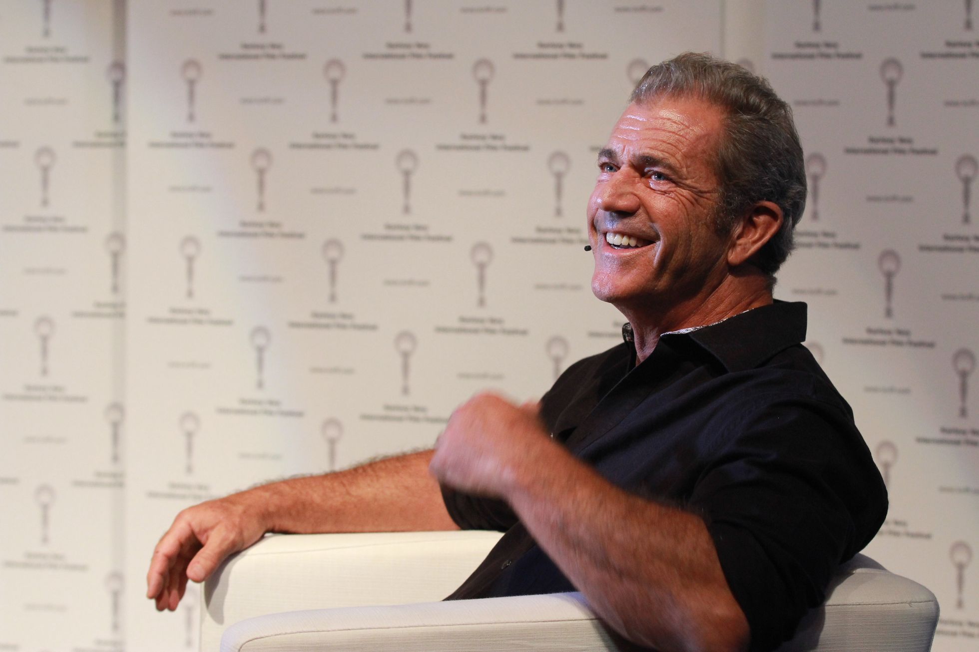 Mel Gibson na plovárně MFF KV 2014