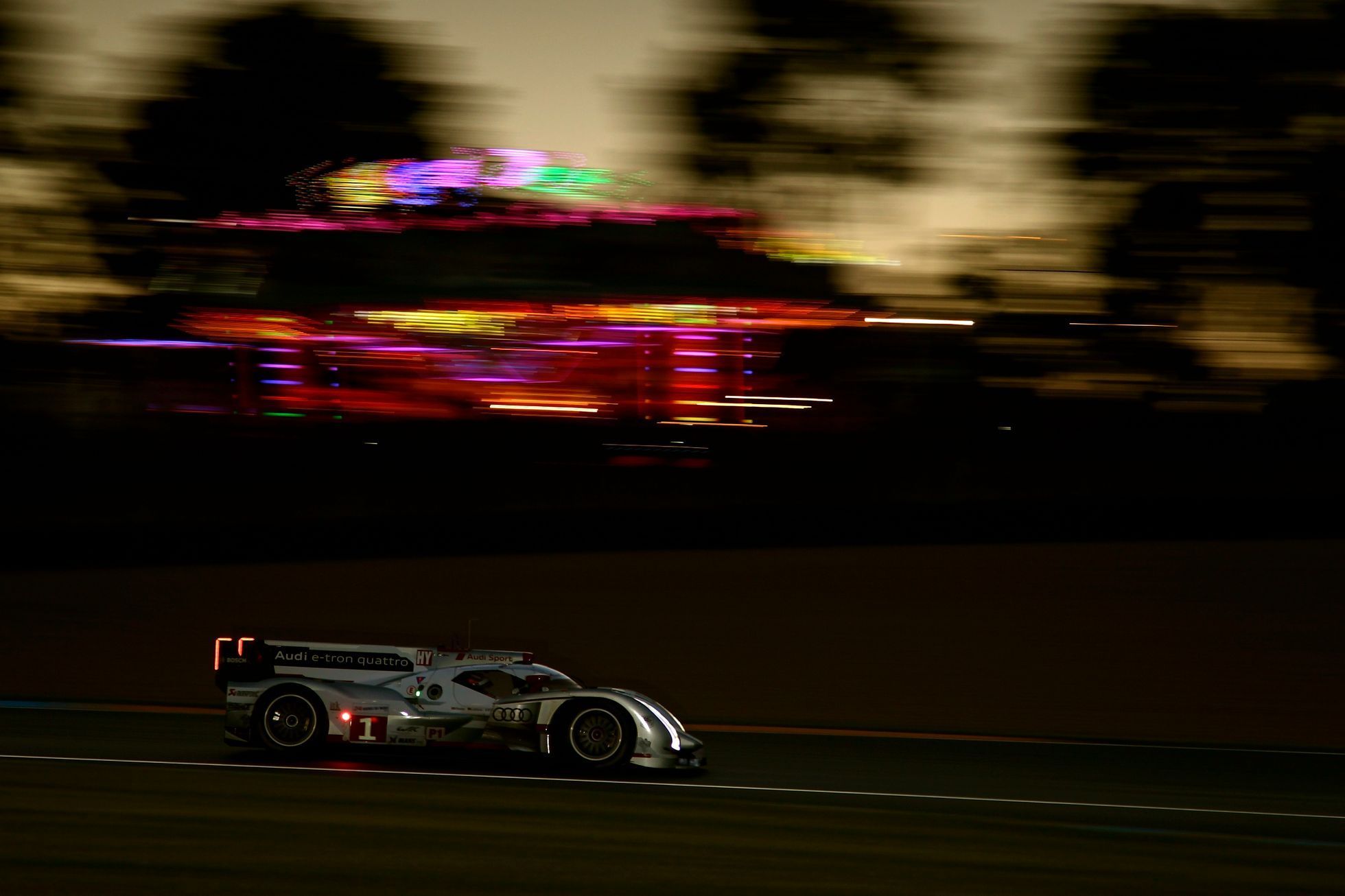 Fässler/Lotterer/Treluyer, Audi e-tron, Le Mans 2012