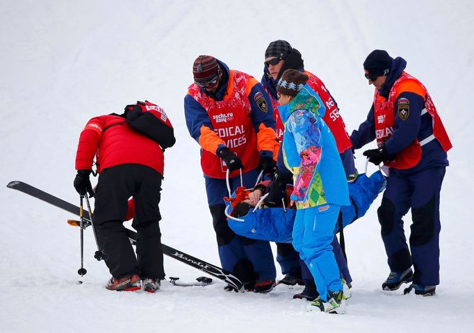 Kanaďanka Yuki Tsubotaová na OH Soči 2014 (slopestyle)