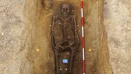 Odhalení langobardských hrobů v Mušově