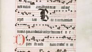 graduál loucký, středověk, graduál, kniha, rukopis, iluminace, knihovna, Olomouc