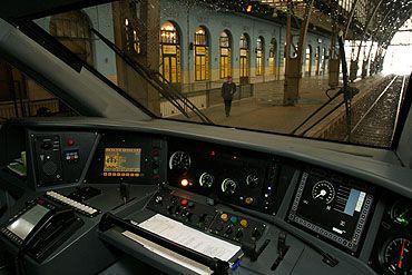Pendolino - cockpit