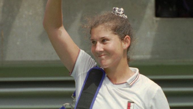 Monika Selešová v roce 1996.