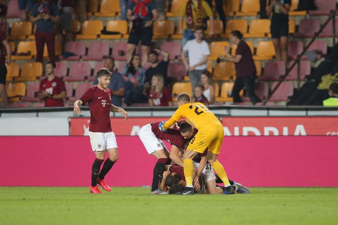 Radost Sparty v semifinále MOL Cupu Sparta - Plzeň