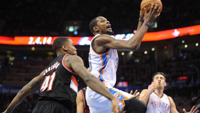 NBA: Portland Trail Blazers vs Oklahoma City Thunder (Durant)