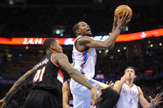 NBA: Portland Trail Blazers vs Oklahoma City Thunder (Durant)