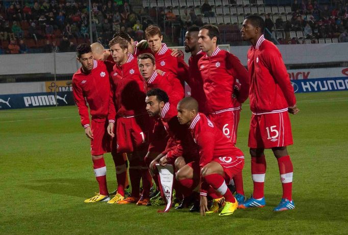 Fotbal, Česko - Kanada: tým Kanady